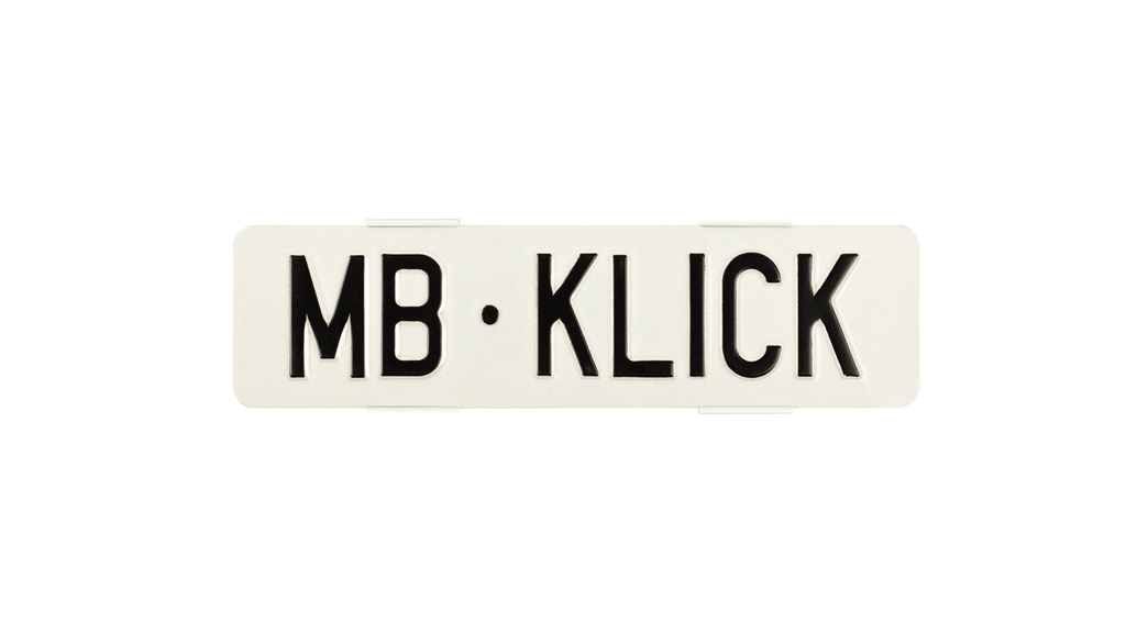 MB KLICK 2.0 Kennzeichenhalter, Langformat