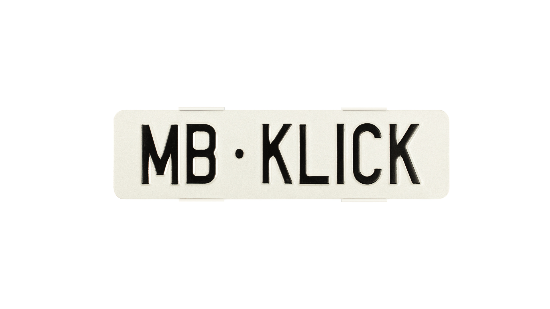 MB KLICK 2.0 Kennzeichenhalter, Langformat