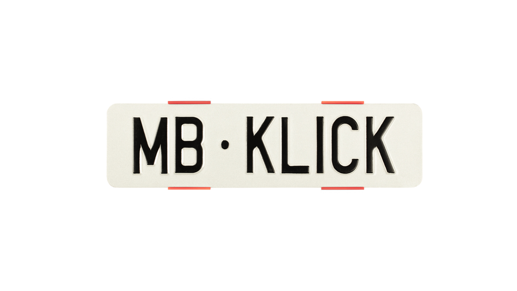 MB KLICK 2.0 Kennzeichenhalter, Langformat