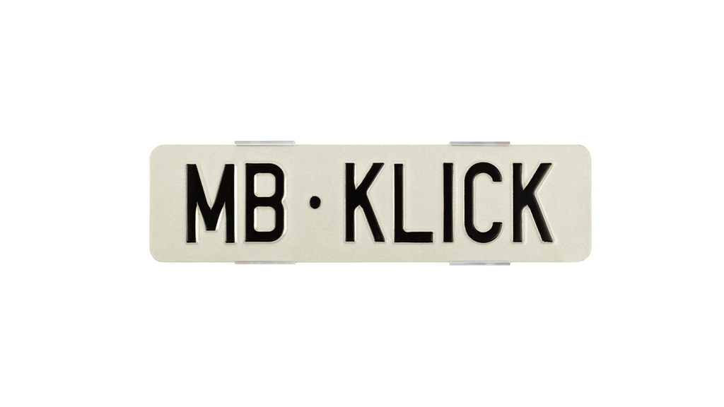 MB KLICK 2.0 Kennzeichenhalter, Langformat