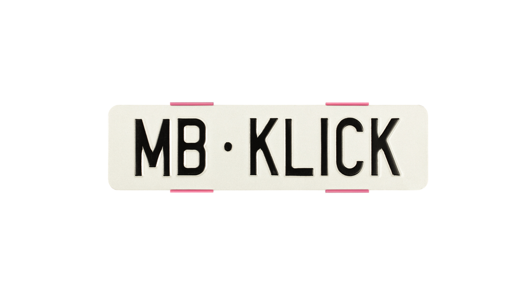 MB KLICK 2.0 Kennzeichenhalter, Langformat